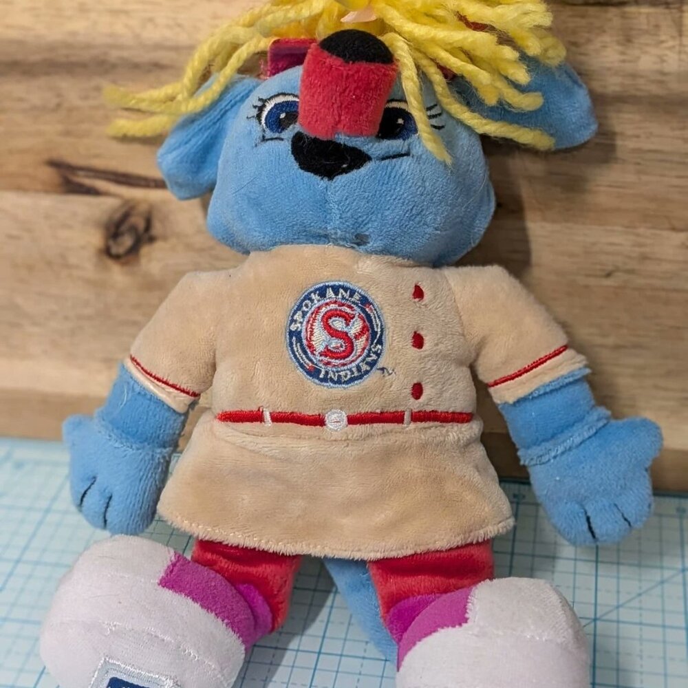 Spokane Indians Minor League Mascot 8" Plush Doll: DORIS